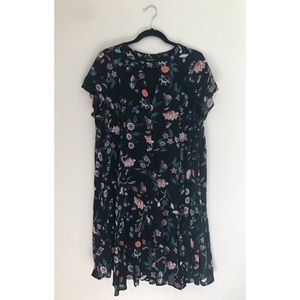 Torrid Button Open Neck Dress